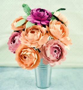step by step easy peony paper flower tutorial for paper paper flower tutorial step by step