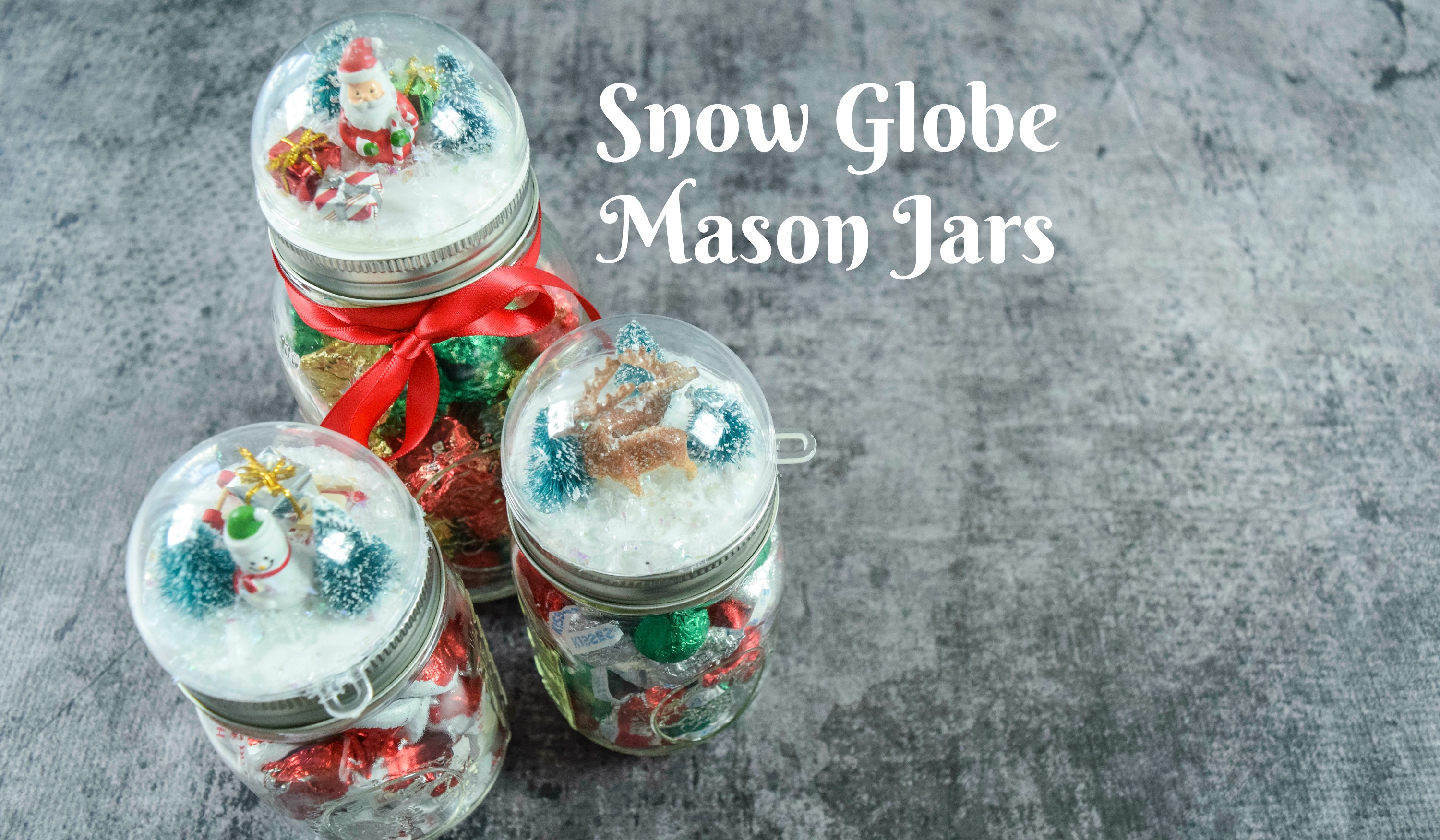 DIY Snowglobe Mason Jar Craft