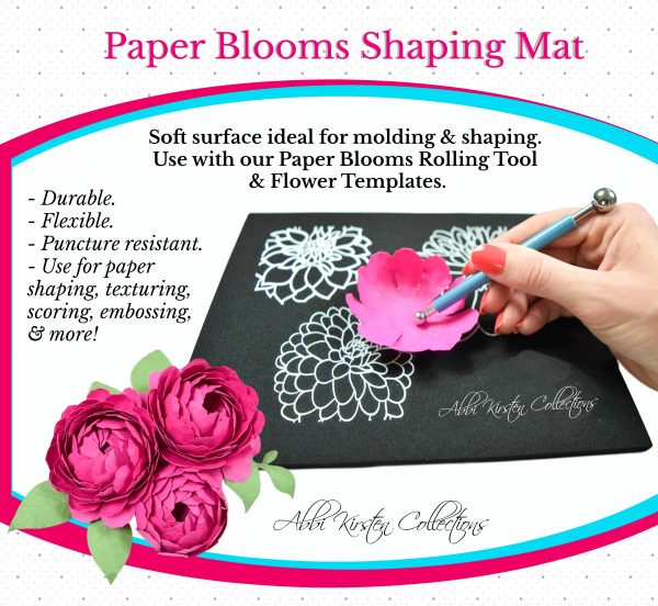 Paper Blooms shaping mat and tool set