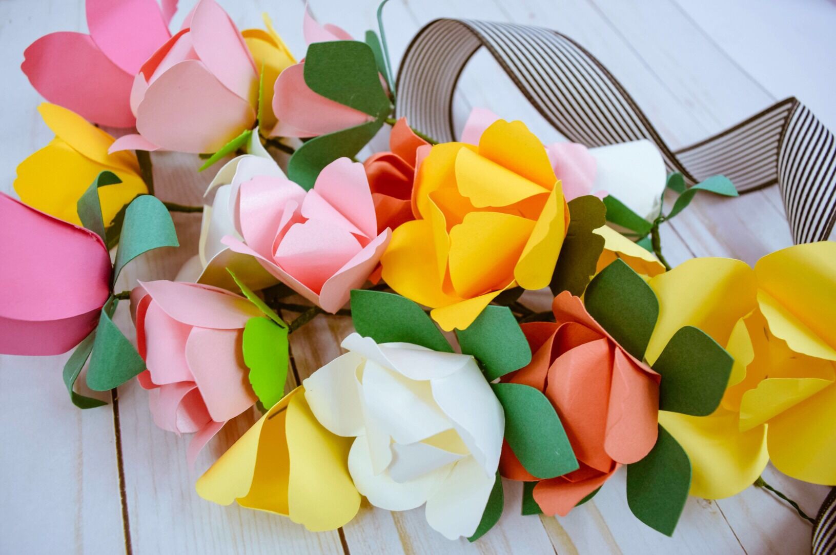 Spring Tulip Paper Flower Tutorial