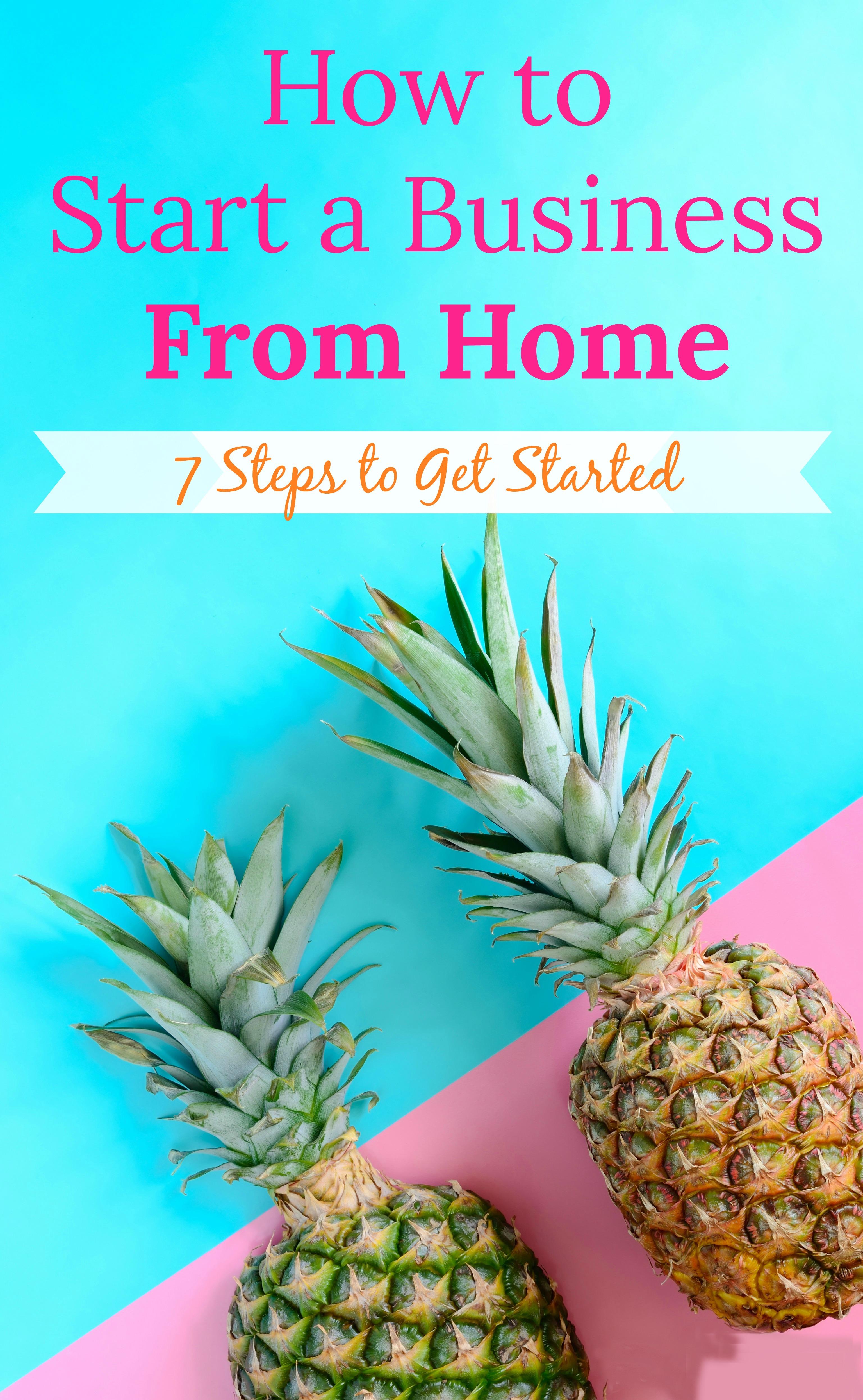 How to start a business from home. Starting a business can seem hard to accomplish but it doesn't have to be.