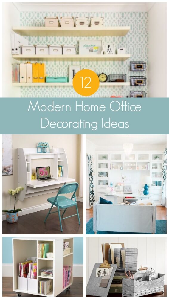12 Modern Home Office Decorating Ideas for your home office 