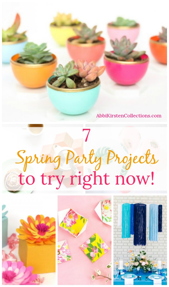 7 DIY Projects to Make Your Spring Party Pop - Spring Party Decor