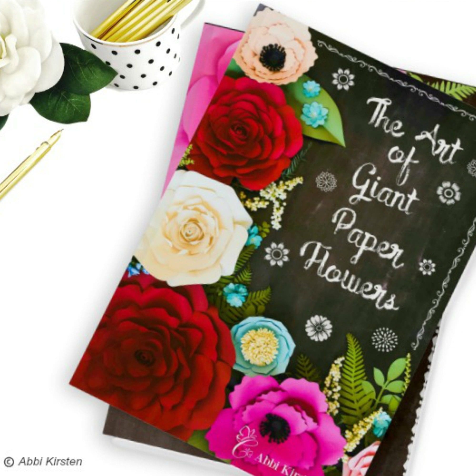 Abbi Kirsten Collections DIY Paper Flower Templates Projects Abbi kirsten collections diy paper flower templates projects