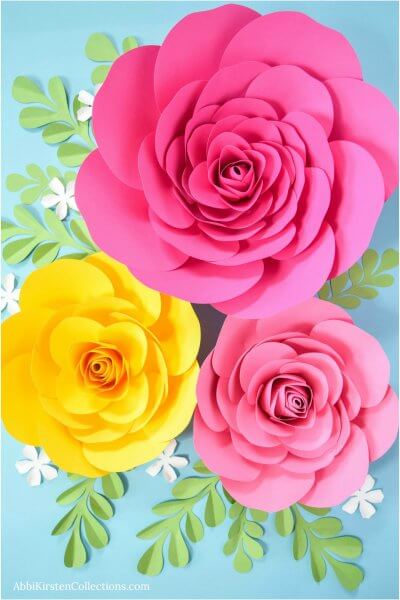 How to make paper roses