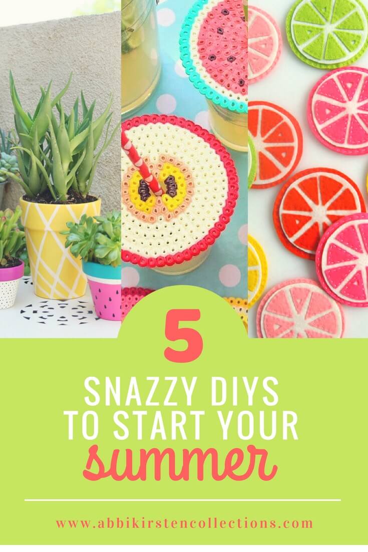 5 Easy Summer DIY Projects: 5 Snazzy DIYs to Start Your Summer