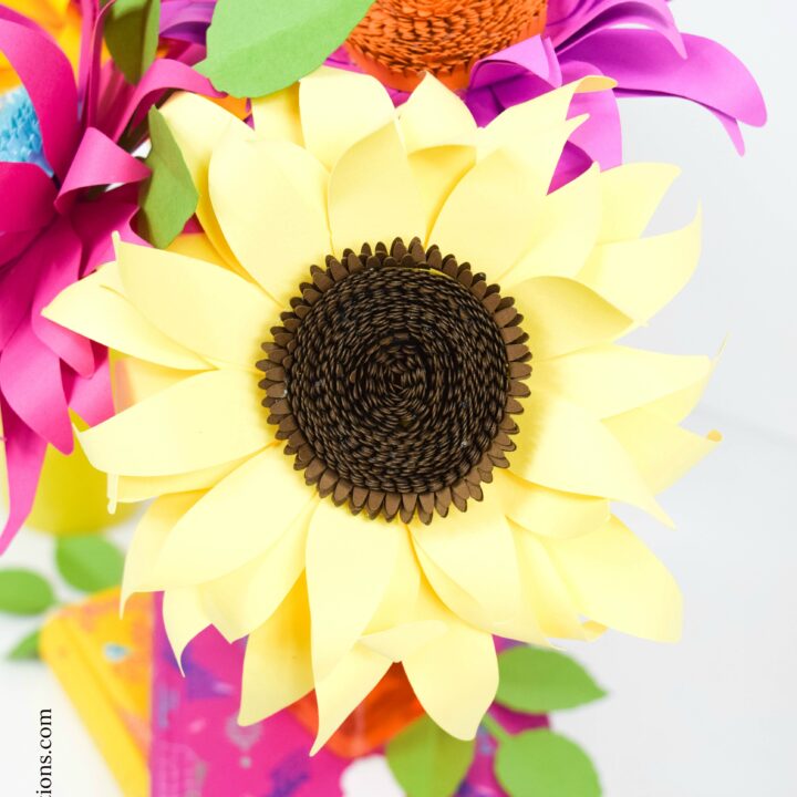 Paper Sunflower Tutorial