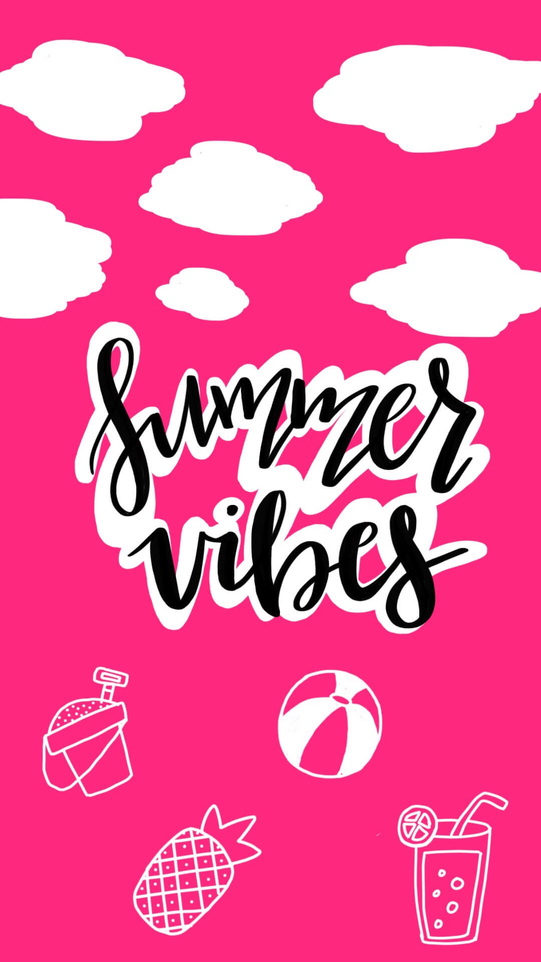 Summer Freebie: Colorful Summer Phone Wallpapers