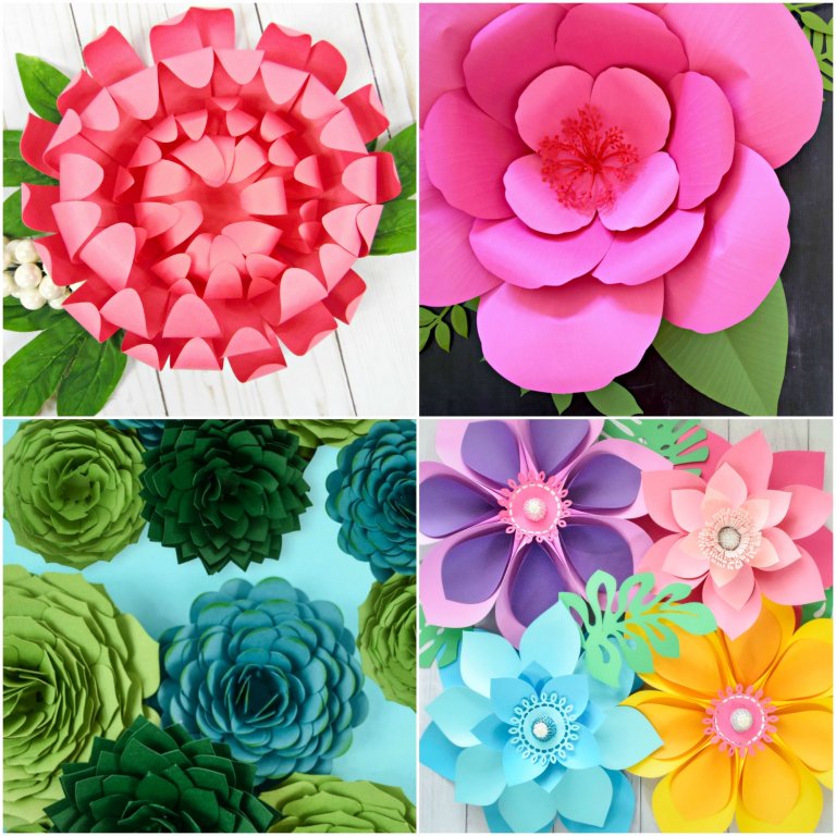 9 Paper Flowers For Summer: Easy Paper Flowers for Kids and Adults