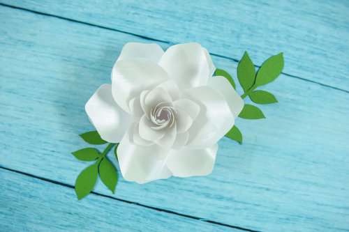 DIY Paper Gardenia Flower Tutorial