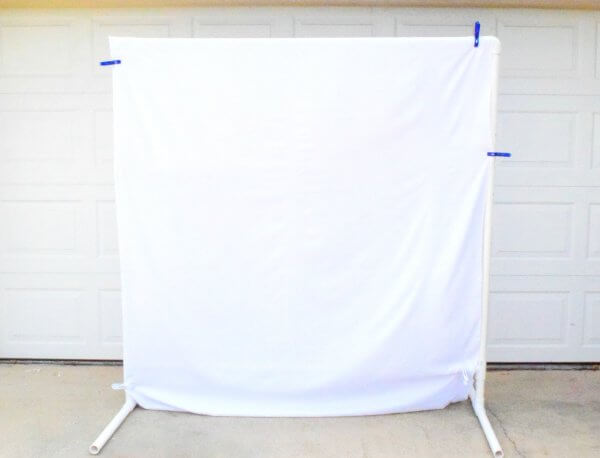 DIY Freestanding PVC Backdrop