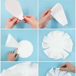 DIY Giant Snow Peony Paper Flower Tutorial