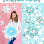 Giant Paper Snowflake Tutorial with Snowflake Templates