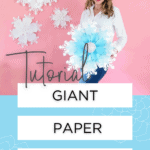 Giant Paper Snowflake Tutorial with Snowflake Templates