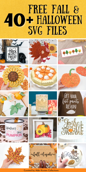 Free Fall SVG Files for Halloween and Thanksgiving. The BEST collection of FREE Fall SVG cut files that are perfect for your seasonal DIY project!