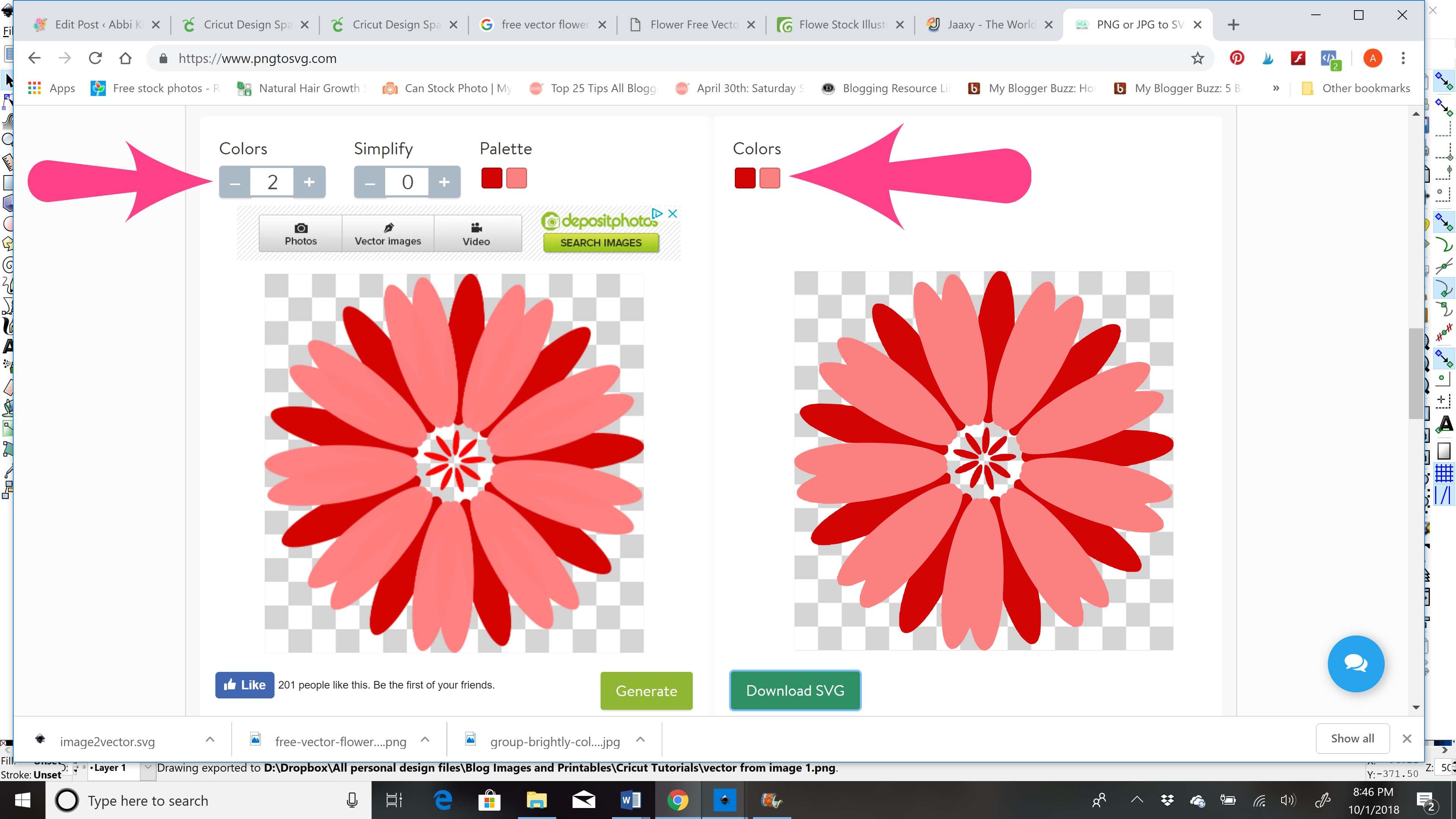 How to Convert an Image to SVG to use in Cricut Design Space