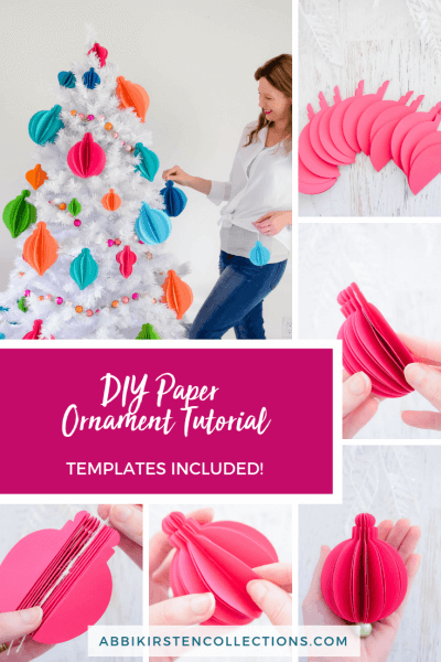Create your own easy 3D paper Christmas ornaments with our ornament templates. Get your home holiday ready with these easy-to-use templates!