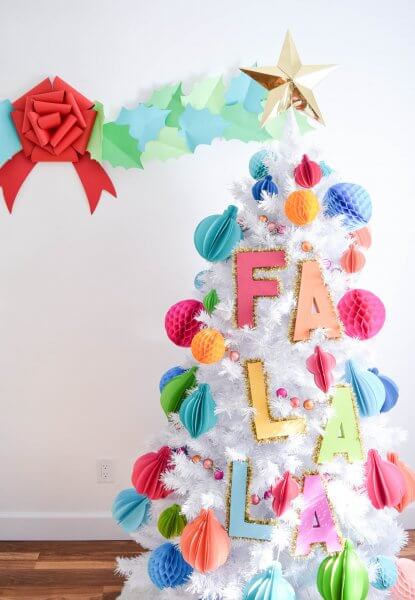 DIY Paper Christmas Tree Star Topper