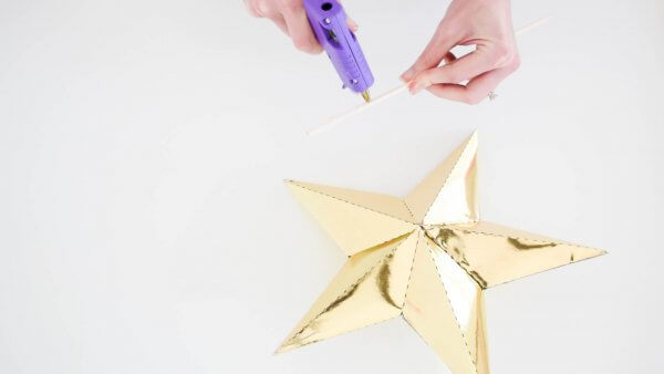 DIY Paper Christmas Tree Star Topper