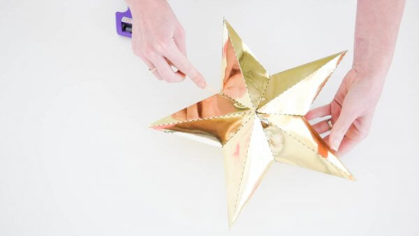 DIY Paper Christmas Tree Star Topper