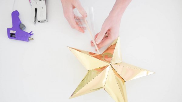 DIY Paper Christmas Tree Star Topper