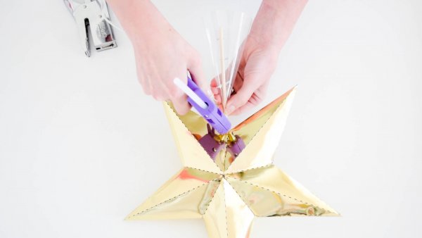 DIY Paper Christmas Tree Star Topper