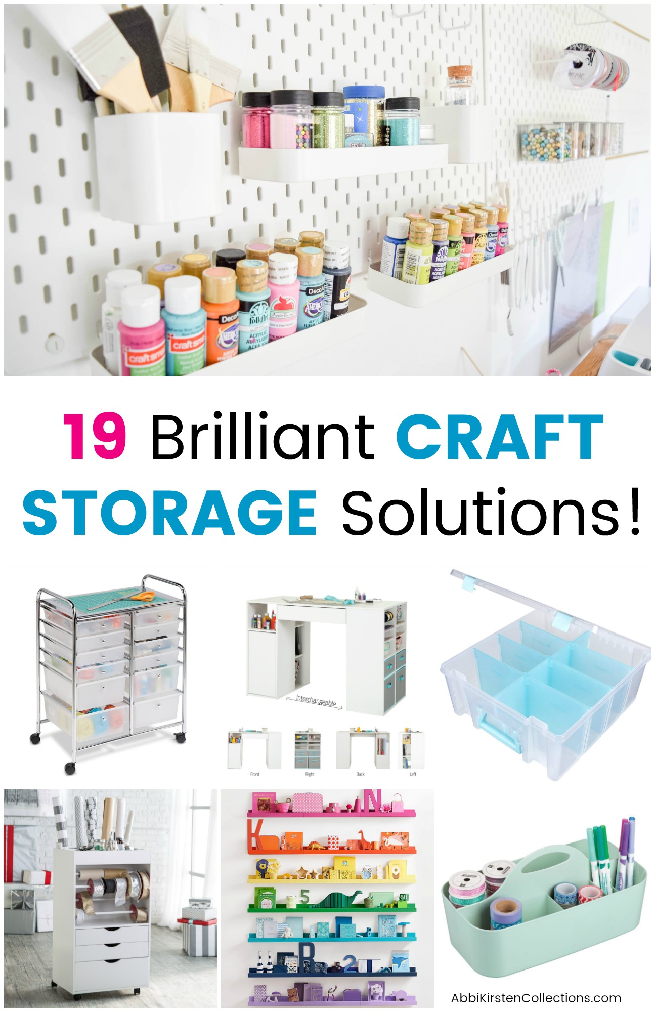 Craft Storage Solutions: Best Storage Ideas to Organize Your Craft Room