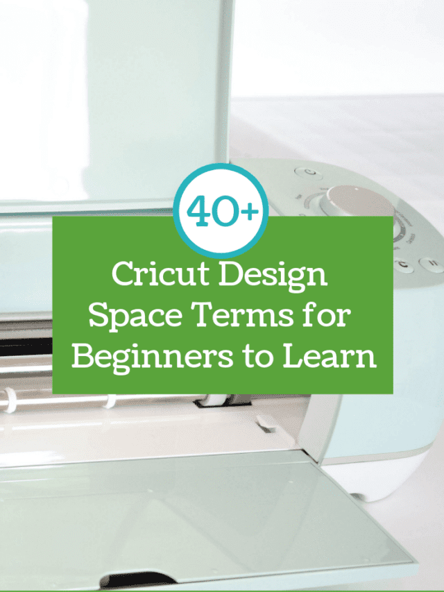 Cricut Design Space Glossary Story