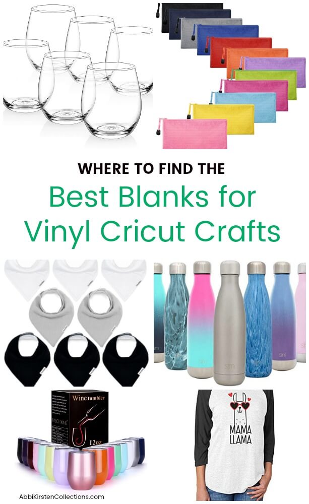 Where to Find the Best Vinyl Blanks for Your Cricut Craft Projects