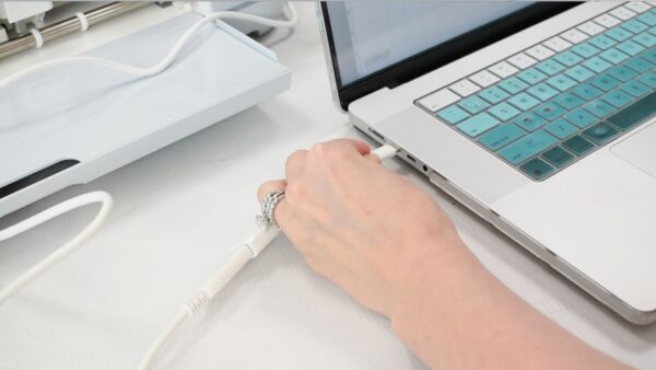 Plugging in a UBS cord to Cricut from a laptop