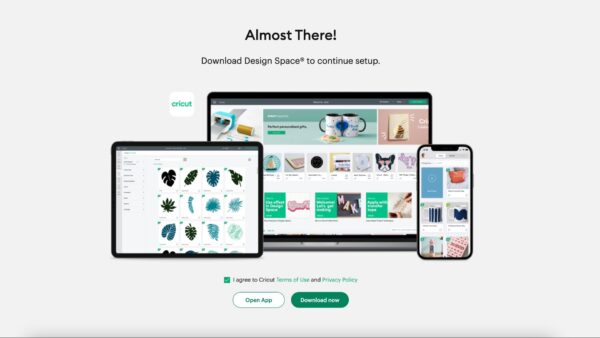 Cricut design space set up