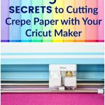 How to Cut Crepe Paper with the Cricut Maker: 5 tips and tricks you need to know. If your crepe paper isn't cutting correctly you need to read guide!