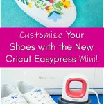 How to Use the Cricut Easpress Mini: DIY Custom Shoe Tutorial with the new Cricut Easpress Mini. Plus Free Cricut SVG Cut Files.