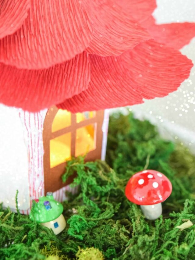 Whimsical Fairy House Tutorial {Paper Luminaries} Story