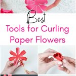 Paper flower supplies - Create easy paper flowers with this list of supplies, paper resources and techniques to make paper flowers come to life!