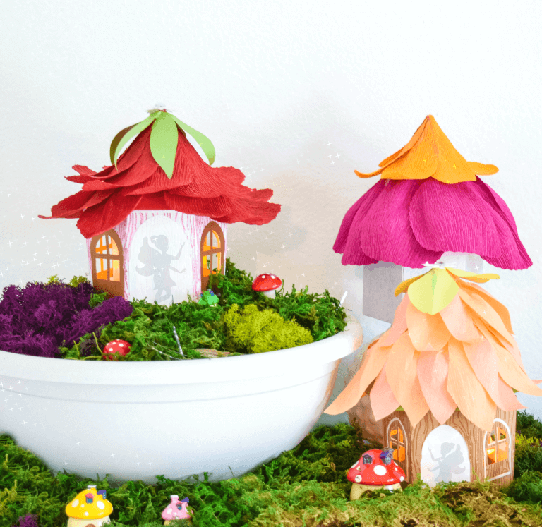 DIY Fairy House Craft: Indoor Paper Luminaries