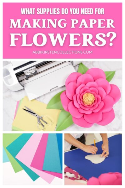 Crepe Paper Flower Making Supplies