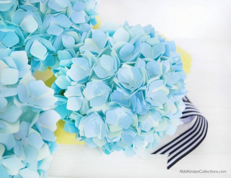 DIY Paper Hydrangea Flowers: Templates and Tutorial