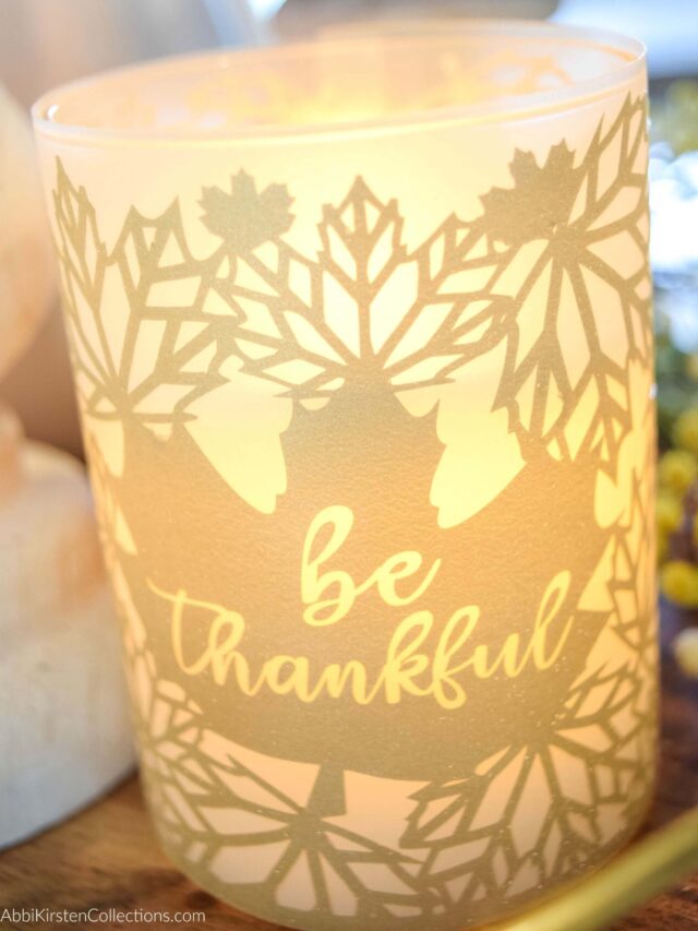 DIY Fall Candle Wraps: Thanksgiving Table Decor Ideas Story