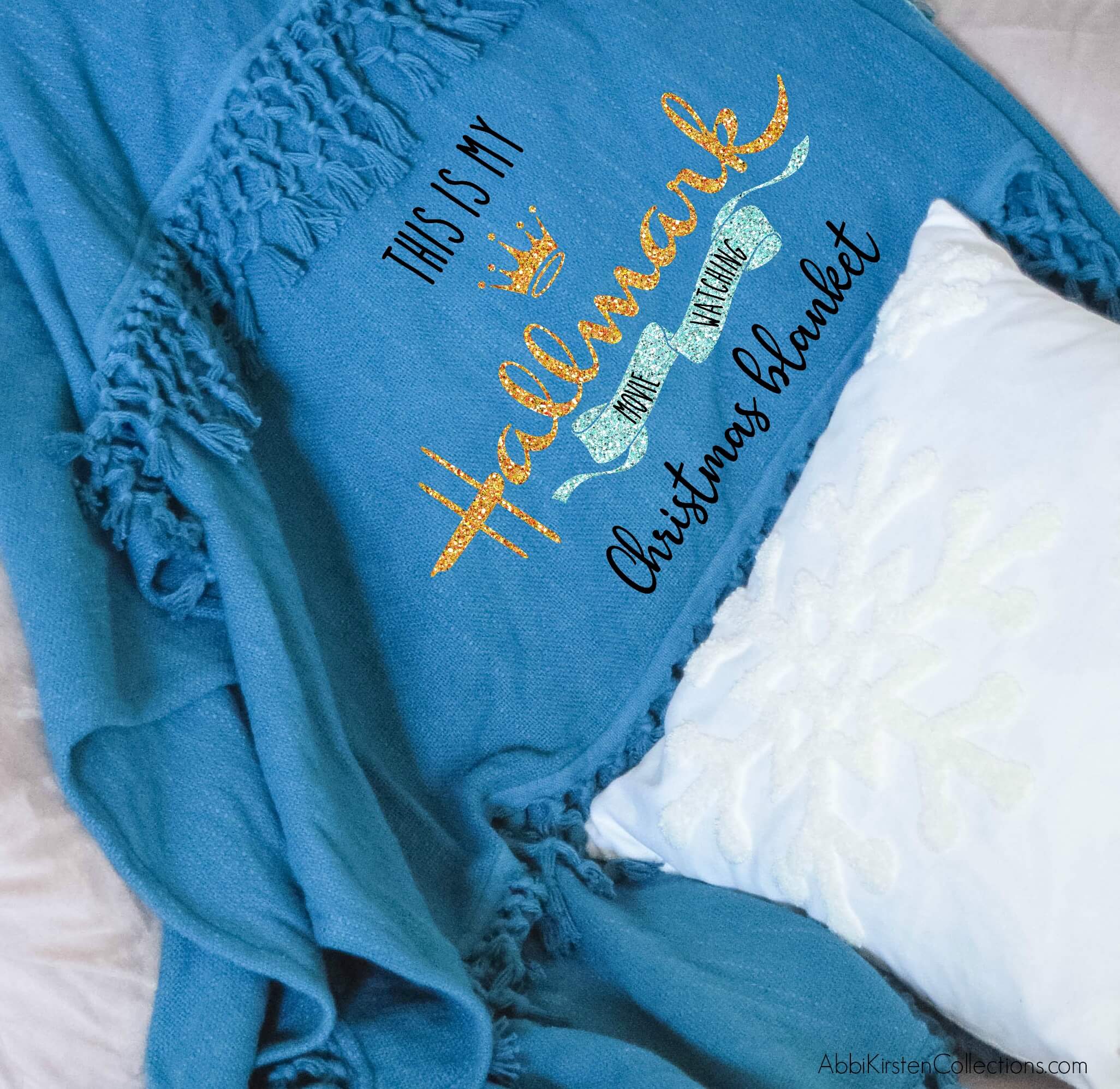 Embroidered hallmark movie blanket best sale