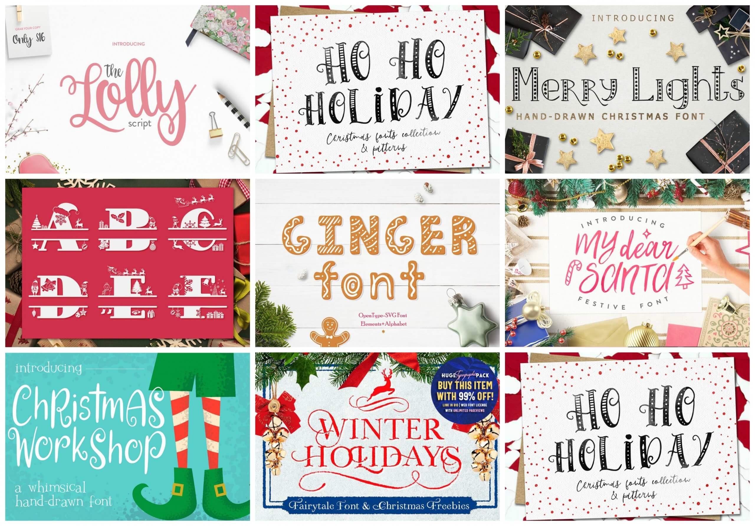 30 Best Christmas Fonts for Cricut Design Space