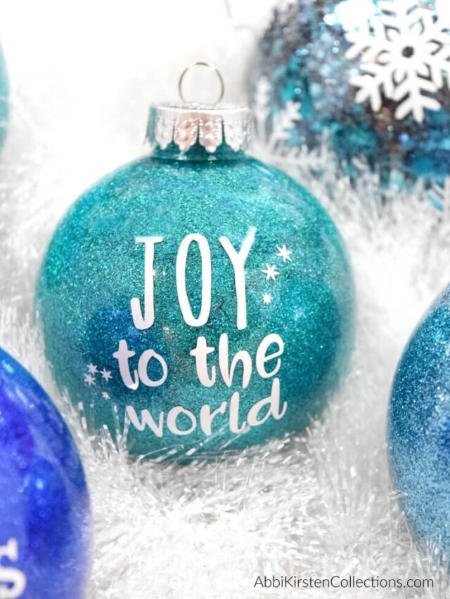DIY Glitter Christmas Ornaments: The Easy Way to Make Your Own Custom Ornaments Story