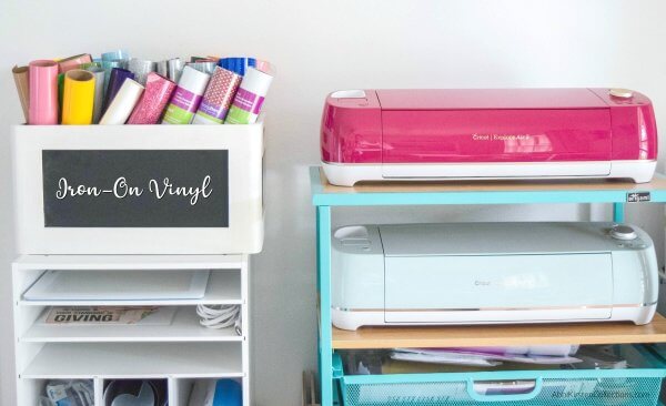 How to organize your cricut machines. 