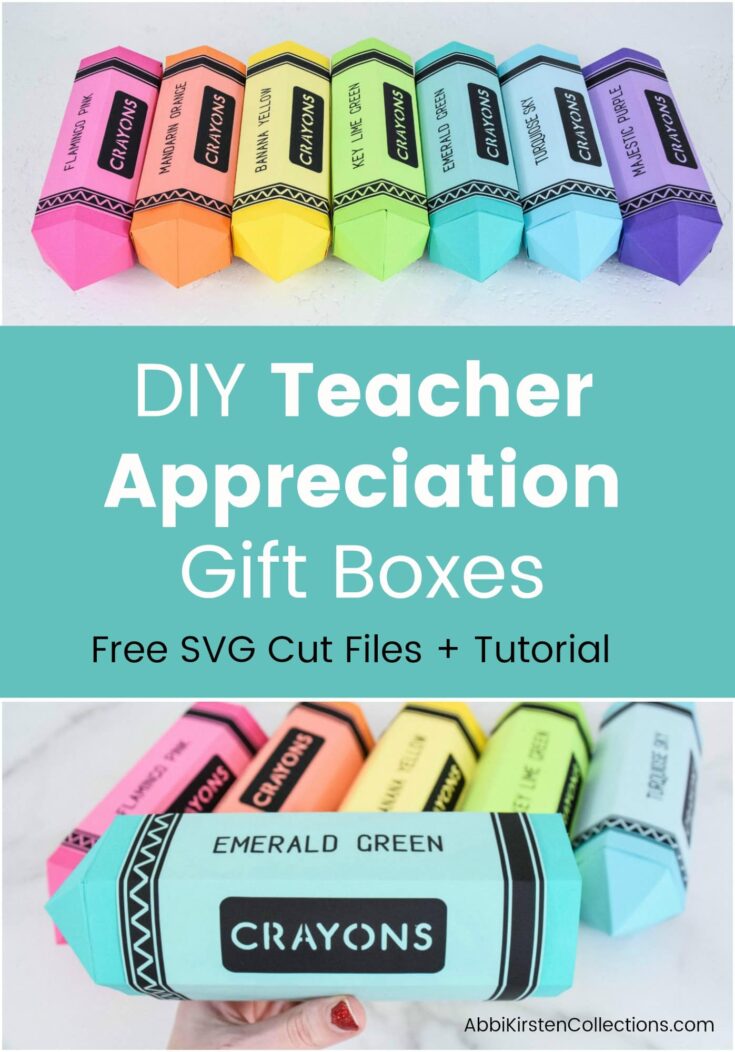 Crayon and Pencil Gift Boxes for Teacher Gifts Story - Abbi Kirsten  Collections