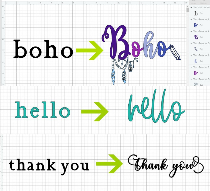 How to upload fonts to Cricut and use special characters