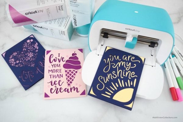 How to use the card insert mat with the cricut joy machine. 
