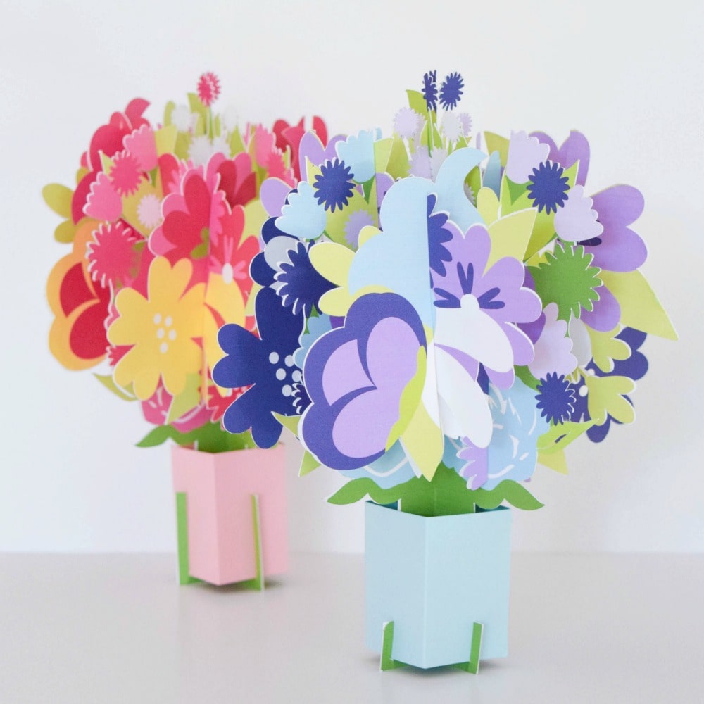 How To Make Pop Up Flower Cards With