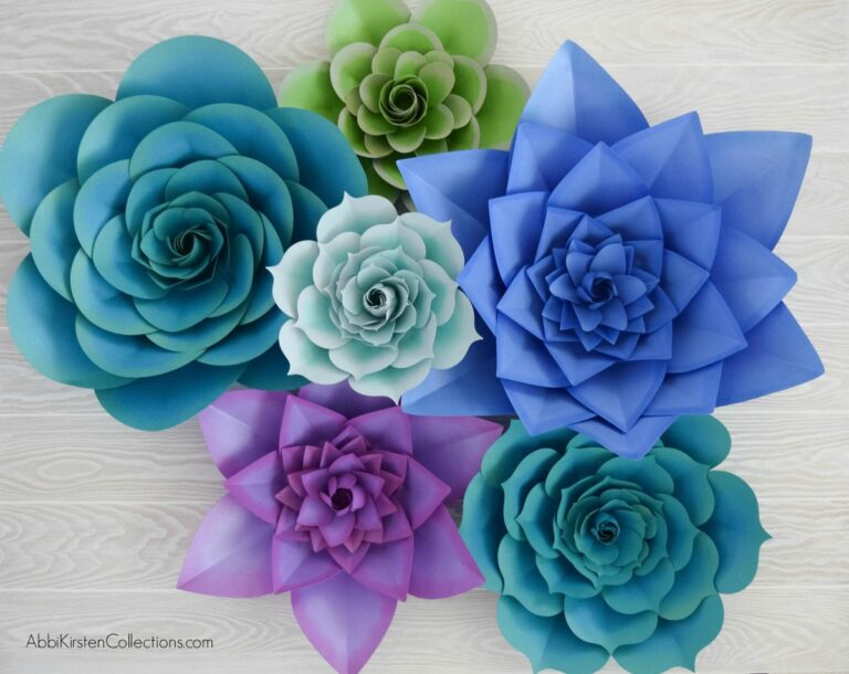 How to Make Paper Succulents - DIY Giant Paper Succulent Tutorial