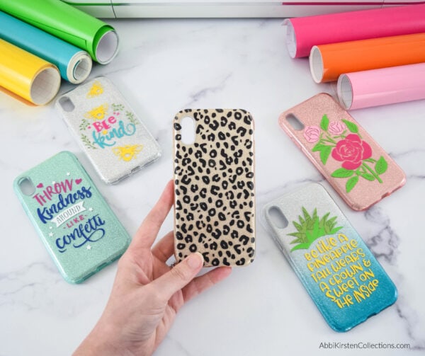 DIY Phone Case with Cricut and Vinyl. Use your Cricut machine to customize and decorate any phone case. Download fonts & graphics from Creative Fabrica