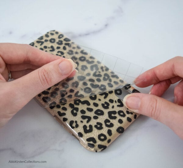 How to Make a Cricut Phone Case with Vinyl - Hey, Let's Make Stuff